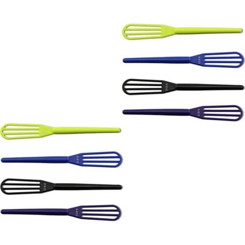 10Pcs/Pack Pro Salon Hairdressing Dye Cream Whisk Plastic Hair Mixer Barber Stirrer Blender Hair Care Styling Tools