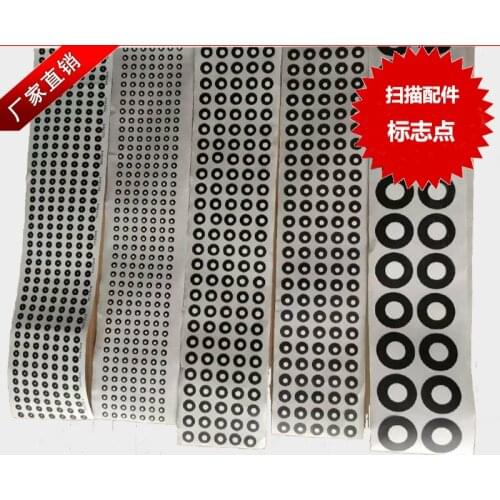 5000 Points Three-dimensional Scanner Marking Point Reading Machine Marking Point Matte Inner Ring White and Outer Ring Black