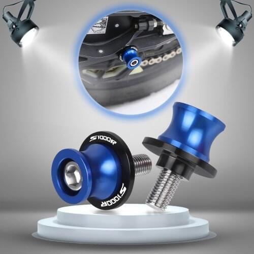 For BMW S1000R S1000RR 2014 2015 2016 2017 2018 2019 2020 2021 M8 Motorbike CNC Swingarm Spools slider with Laser Accessories