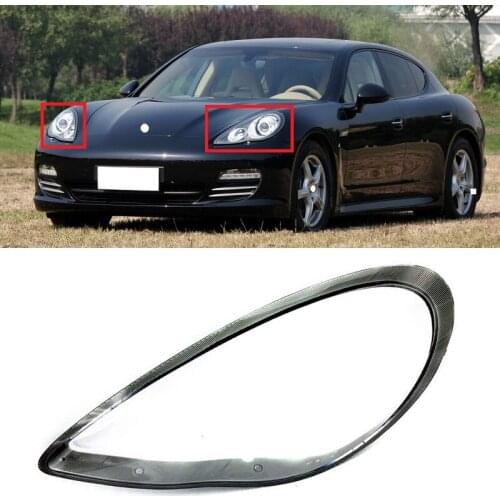 Lofty Richy For Porsche Panamera 2010 -2013 Front Headlamp Lampshade Headlight Lens Head Lamp glass Shade light Shell Cover