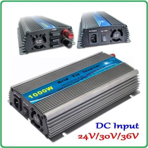 1000W Grid Tie Inverter MPPT Function, 20-45VDC to AC190-260V or 90-140V Pure Sine Wave Output Micro on grid tie inverter 1000W