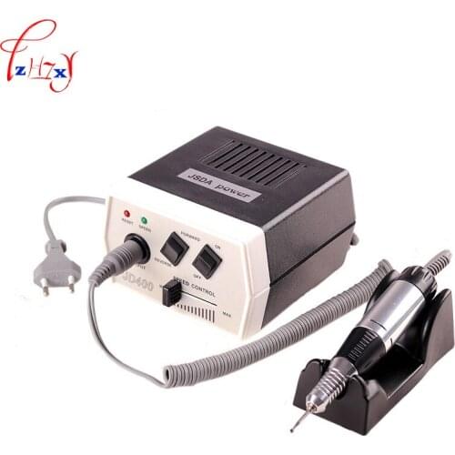 JD400 Hand-held electric nail polishing machine portable nail polish remover surface polishing tools 110/220V 35W