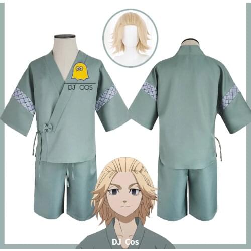 Manjiro Sano Mikey Cosplay Kimono Anime Tokyo Revengers Japanese Costume Summer Pajamas Yukata Cardigan Kawaii Party Wear