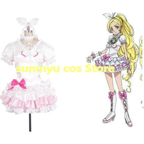 Suite PreCure Cure Rhythm Minamino Kanade Cosplay Costume,Custom Size Halloween Wholesale Good Quality
