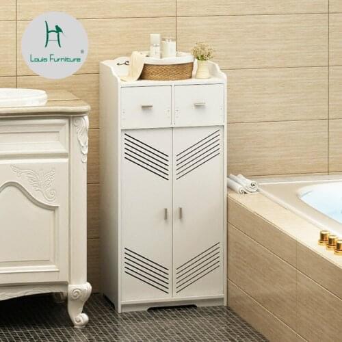 Louis Fashion Furniture Accessories Bathroom Rack Floor Bathroom Locker Bathroom