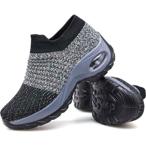 Fashion Women Walking Shoes Super Soft Height Increase Travel Outdoor Shoes Cmfortable Lightweight Breathable
