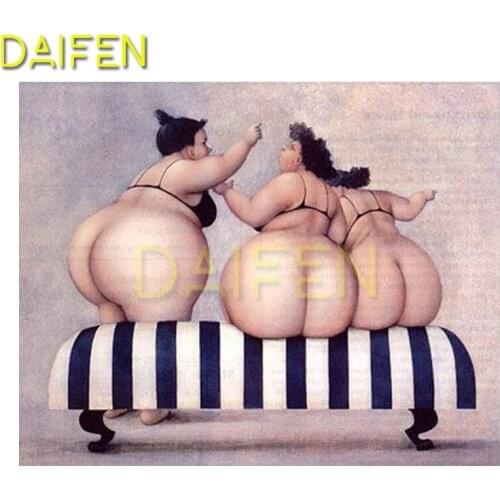 Full Round Diamond mosaic Bra bikini 5D DIY Diamond embroidery Cross stitch Buttocks Full Square Diamond painting Cartoon woman