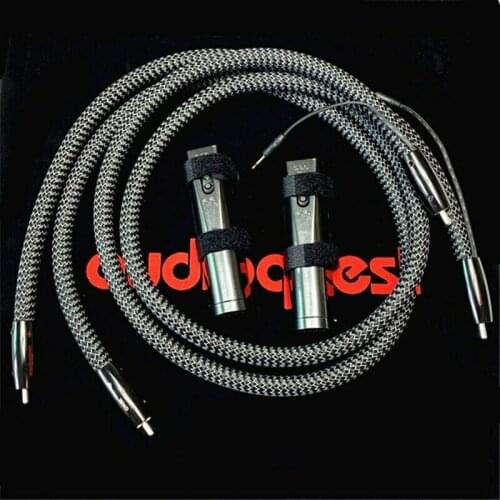 72V Carbon DBS Pair Wind Analog-Audio Interconnect Cable for Amplifier CD Player DAC