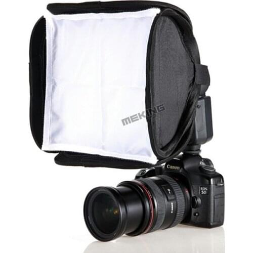 Selens 23cm Mini Softbox Diffuser Bounce For SpeedLight Flash Foldable Soft box for DSLR Camera Speedlite