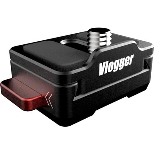 Vlogger Fast loading seat Quick Release Clamp Plate Quick Instal System Claw Platform Mount Base Camera for DSLR Mic monitor