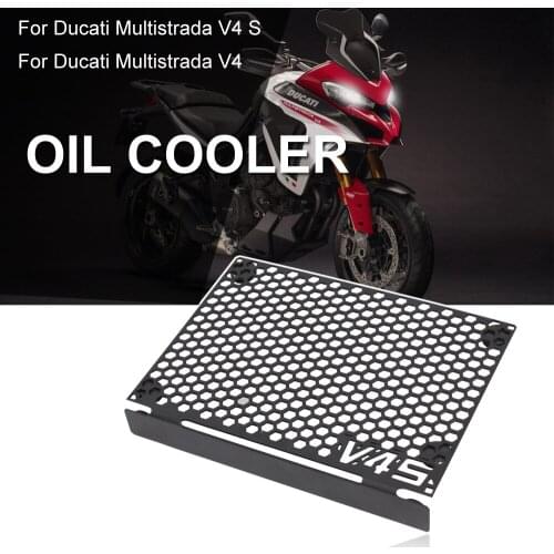 High Quality New Motorcycle Accessories Oil Cooler Radiator Guard For Ducati Multistrada V4 V4 S V4S