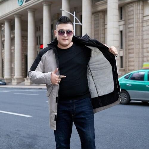 Plus Size 10XL 9XL 8XL 7XL 6XL Winter cotton Jacket Men Thick Parkas Windproof Warm Winter Coat Mens hooded plus fleece jacket