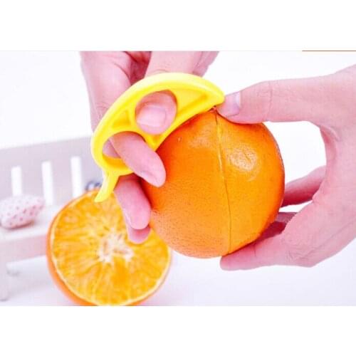 10pcs/lot Orange Peelers Zesters Opener Practical Lemon Fruit Slicer Fruit Stripper Opener Fruit Vegetable Cooking Tool KX 326