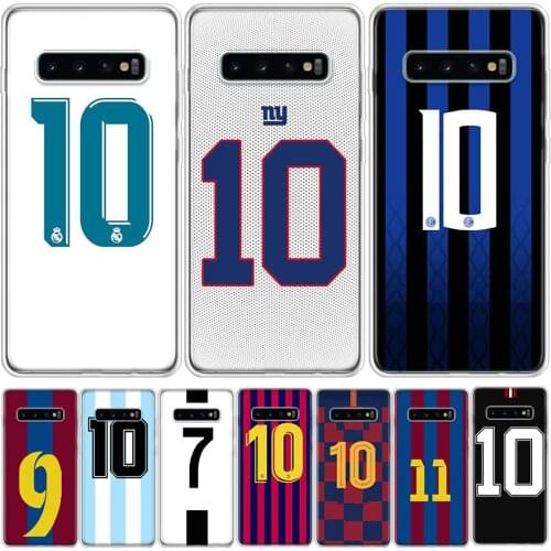 Number 10 Football Casings Hull Bags Phone Case For Samsung GalaxyA90 A71 A70 A51 A50 A41 A40 A30 A21 A10 A9 A8 A7 A6Plus M30S A