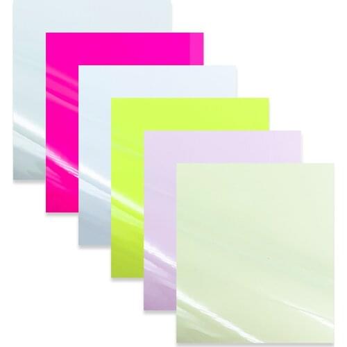 Cold Sensitive Color Changing Vinyl Color Changes with Temperature 12 x 10 Inch Craft Adhesive Vinyl for DIY Scrapbook Supplies
