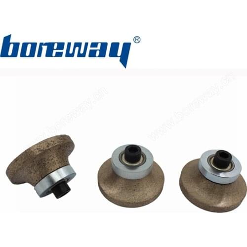 Boreway Hot Sell H20*M8/M10/M12 Metal Continuous Diamond Router Cutting Bit For Calibrating Slab Shape