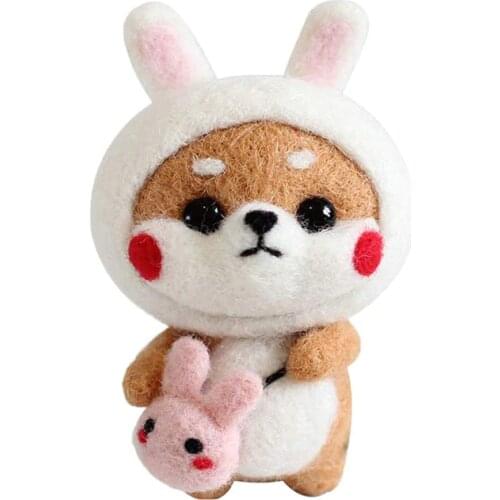 Imzay Needle Felting Kit Complete Needle Felting Tools and Supplies Animals Wool Felting Kits for DIY Felting Starters and Kids