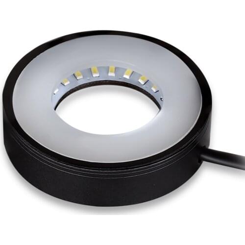 CCD industrial camera lens ring visual light source microscope inner diameter 26mm detection dedicated illumination light source