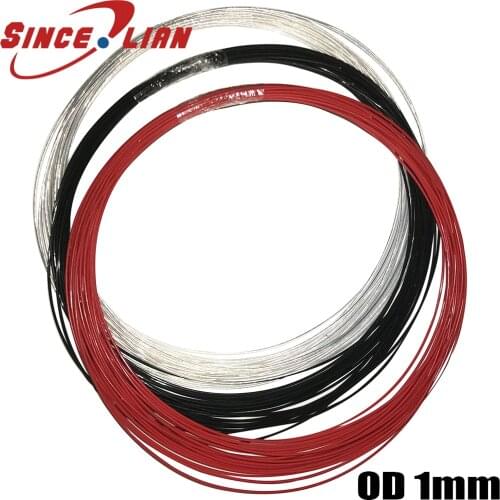 50M Compensation Wire Silver Plated Wire 26AWG 0.15 Square Wire Diameter 1mm High Temperature Wire PTFE Thin Electronic Cable