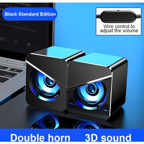 Mini Computer Speaker USB Multimedia Small Sound Box Stereo Sound Loudspeaker For PC Laptop Notebook Wired Music Player
