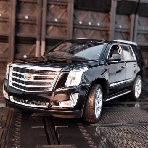 Welly 1:24 Cadillac Escalade alloy car model Diecasts & Toy Vehicles Collect gifts Non-remote control type transport toy