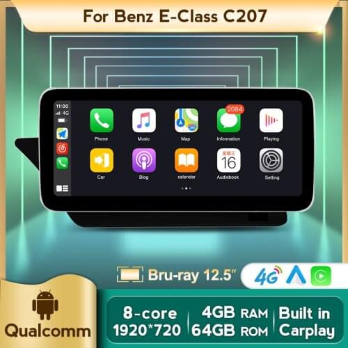 MSM 8953 Snapdragon 625 8 Core Android Car Radio Multimedia Navigation For Mercedes Benz E Class Coupe 2010-12 W207 A207 C207