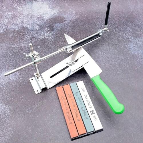 Professional Fixed angle knife sharpener 320 grit sharpening stone blade apex sharp kitchen bar Sharpening system Honing machine