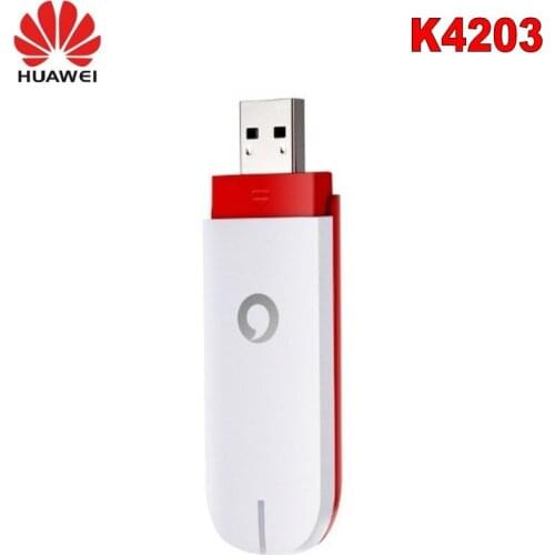 300pcs/Lot Unlocked Huawei Vodafone K4203 3g usb modem 21.6mbps dongle new and unlocked wireless modem network card