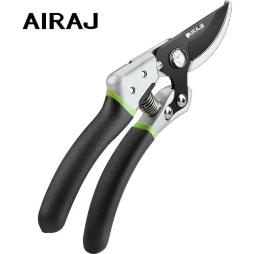 AIRAJ Enhanced Pruning Shears Garden Scissors Large Opening, Labor-Saving Rough Shears Fruit Tree Branch Pruning Hand Tools