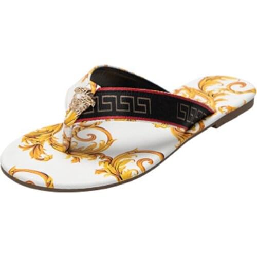 Luxury Desinger Man or Women Shoes Slipper Summer PU Womens Sandal Casual Slides Outdoor Female Flip Flops