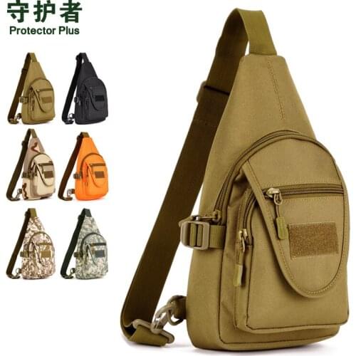 Tactical Chest Bag Protector Plus X203 Sports Bag Camouflage Nylon Military Trekking Pack Outdoor Hiking Cycling Bag