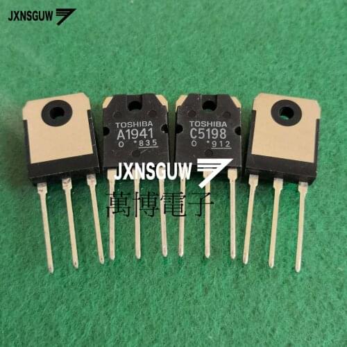 10pair 2SA1941 2SC5198 O TO-3P Transistor A1941 C5198 Audio Power Amplifier 2SA1941-O 2SC5198-O power transistor White word
