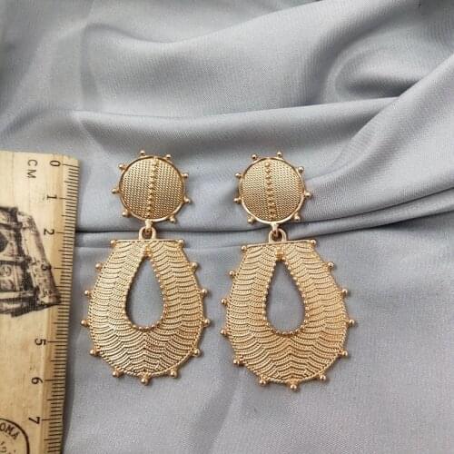 Earring Tin Alloy New Brincos Para As Mulheres 2019 Rushed Earing Oorbellen And American Style Retro Fashionable Womens D27