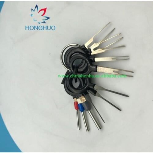 2 pcs Automobiles Repair Tool Pin Extractor Kit 11Pcs/Set Terminal Removal Tools for Car Electrical Wiring Crimp Connector
