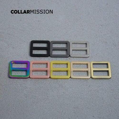 20pcs/lot Retailing Tri-Glid DIY accessory for 20mm sewing bag belt dog cat collar high quality plated metal buckle 8 colours