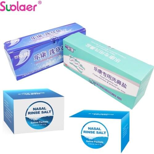 4.5g 2.7g Nasal Wash Salt Rinse Mix Allergic Rhinitis Relief Nose Cavity Protector Irrigation for Adults Children Nose Cleaner