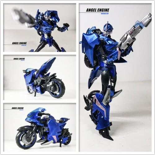 APC-Toys Transformation Angel Engine TFP Leader Witness Female Alsisi Motorcycle G1 Action Figure Robot Warrior Toy