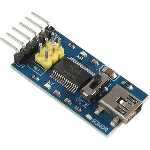 Basic Breakout Board for arduino FTDI FT232RL USB To TTL Serial IC Adapter Converter Module for arduino 3.3V 5V FT232 Switch