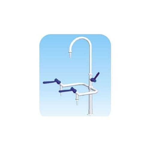 C3008 three - table elbow moving goose neck faucet pure copper