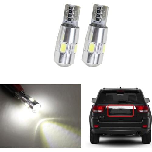 CAN-bus Led Light Bulbs For Jeep Grand Cherokee 2001-2013 6500K White Number License Plate Replacement Bulb Lamp Car-Styling