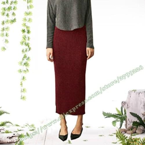 Вязаные юбки-карандаши Cnguose China At AliExpress