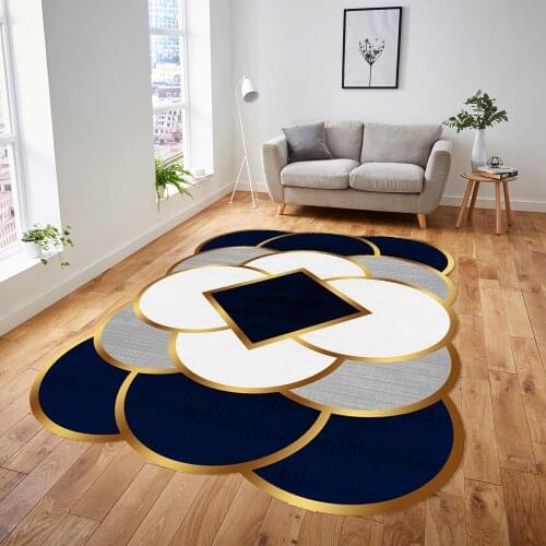 CEY1058 Decorative Carpet Non-Slip Base Rug Fabric Kitchen Livingroom Accessory Modern Original bedroom decor living room home