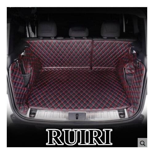 Good quality mats! Full set car trunk mats for Jeep Renegade 2019-2015 waterproof boot carpets cargo liner mat for Renegade 2016
