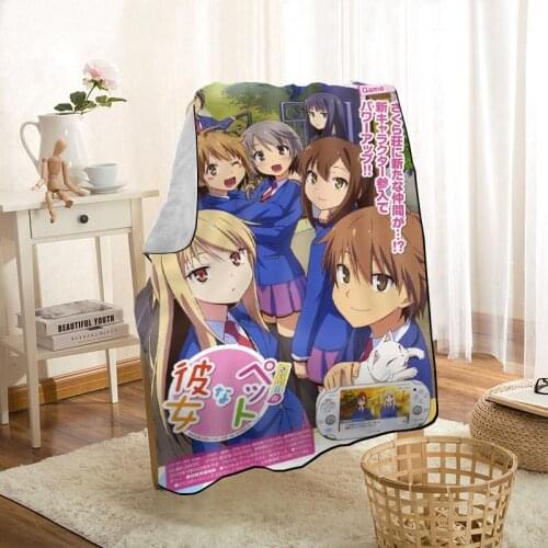 Sakurasou No Pet na Kanojo Anime Blanket Super Soft Warm Microfiber Fabric Blanket For Couch Throw Travel Adult Blanket 0603