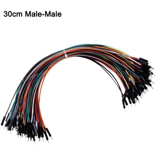 Wholesale Hellotronics 5000 pcs/Lot Dupont Cable Wire 30cm Soft Silicon wire 26AWG 1Pin M/M M/F F/F Jumper Wire For Arduino