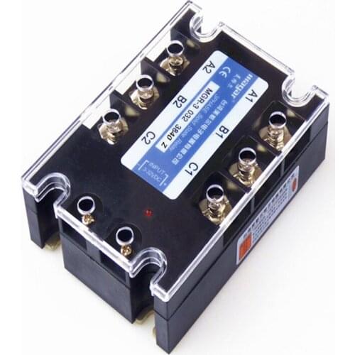 Three-Phase Solid State Relay DC Control AC 380V 40A MGR-3 032 3840Z DC-AC