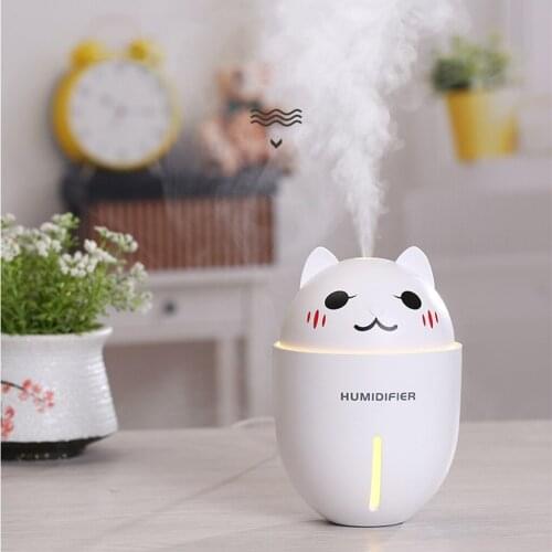 Portable 3 In 1 USB Mini Cool Mist Humidifiers With Fan And Night Lamp