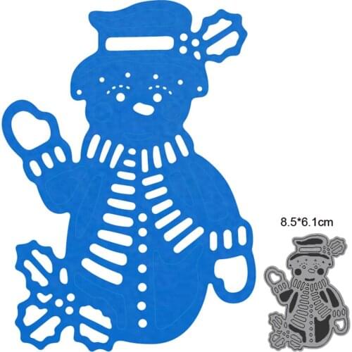 Christmas snowman Metal Cutting Dies Embossing Stencil Die Cuts Stencil for DIY Crafts Scrapbook Album Paper Card