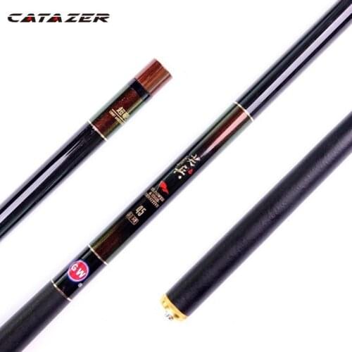 Superhard Fishing Rod Carbon Fiber 3.6m 4.5m 5.4m 6.3m 7.2m Travel Telescopic Reeds Stream Pole Fishing Rod and Reel