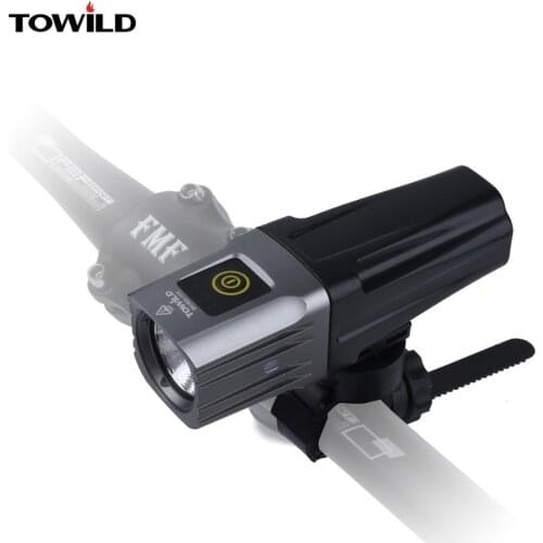 TOWILD BR1600 BR1100 Cree XHP35 LED 1600 Lumens IPX6 Waterproof USB Rechargeable Bike Light flashlight led light with battery